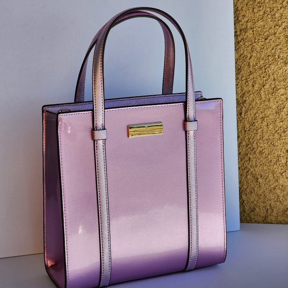 Kate Spade New York Kenzie Quartz Pink Women's Small Tote Purse - Picture 7 of 12